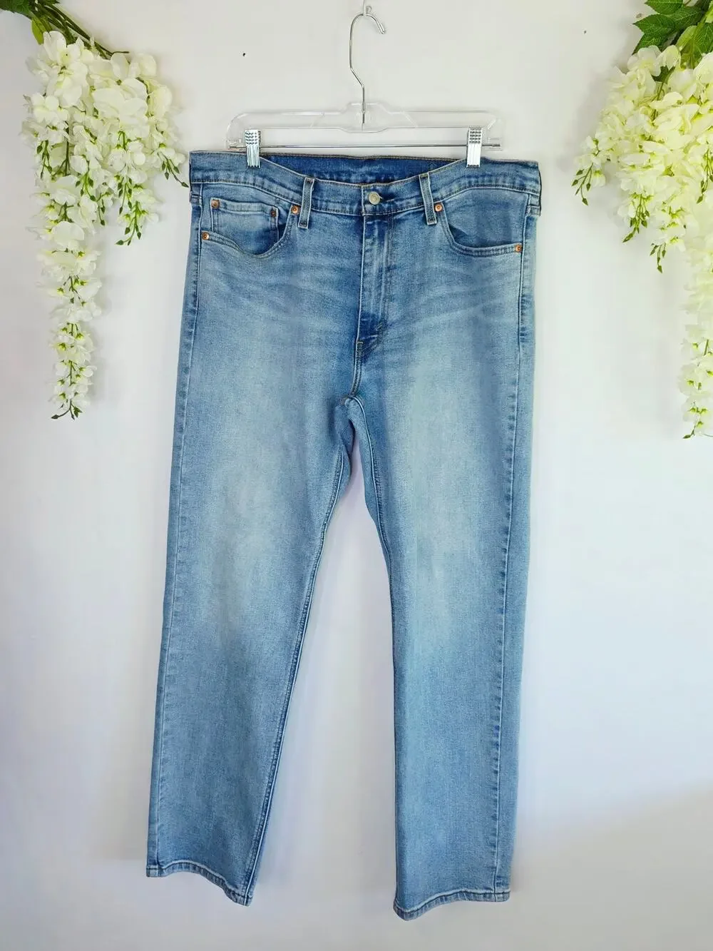 Levi's 541 Jeans 36x32 Light Wash Mens Comfort All Seasons Tech Athletic Taper